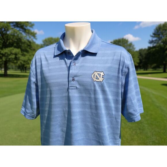 Champion UNC Light Blue Golf Shirt. Size XL - Picture 1 of 7